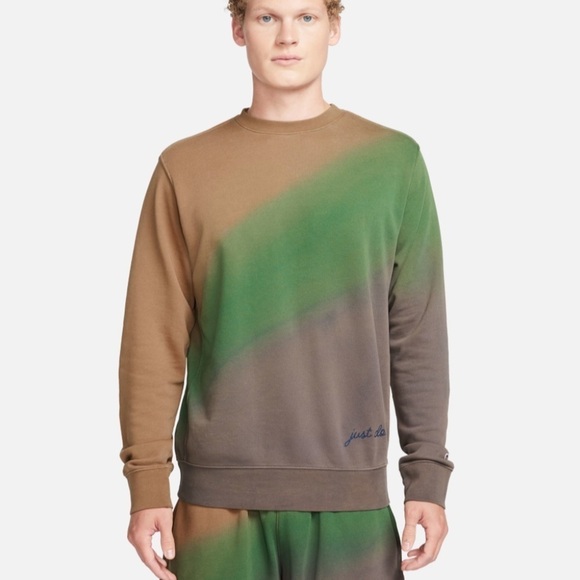 Nike Game Day Club Crew Mens Large L Ombré Effect Sweatshirt Fall Back to School - Picture 1 of 5